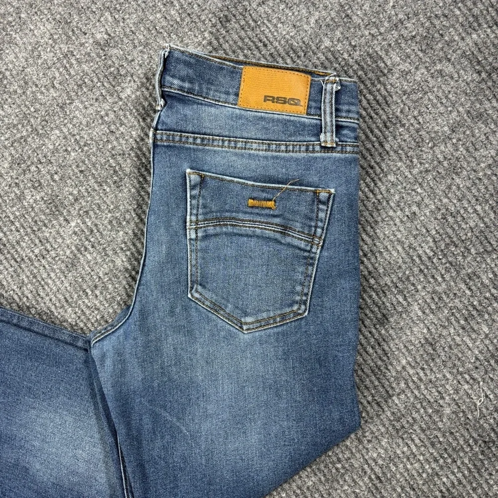 RSQ Slim Jeans Boys Size 14 Blue Denim Stretch Casual Everyday Wear